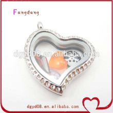 Stainless steel keepsake locket pendants